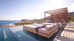 By emphasizing on the art of living with a laid back luxury, Nuez Villas are a r Greece "Nuez Villas" Two Storey Villa with a Sea View Entire villa vacation rental 43512668