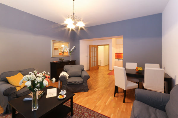 Fully furnished studio, situated on the 1st floor in a well maintained building  Mníšek pod Brdy, Czechia Sazavska 6, # 6 Entire rental unit vacation rental 34880908