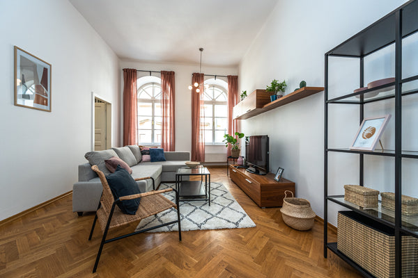 The apartment is located in the historic centre of Prague, is newly furnished. I Prague, Czechia Lovely apartment in Old Town Prague Entire rental unit vacation rental 603989235986366352