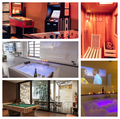 ABSOLUTELY NO LOUD PARTIES ALLOWED*<br /><br />Come stay in an exceptional and e Brussels, Belgium 5)200m2 Romantic Loft Jacuzzi+Sauna+Arcade+Terrace Entire loft vacation rental 623913953857017095