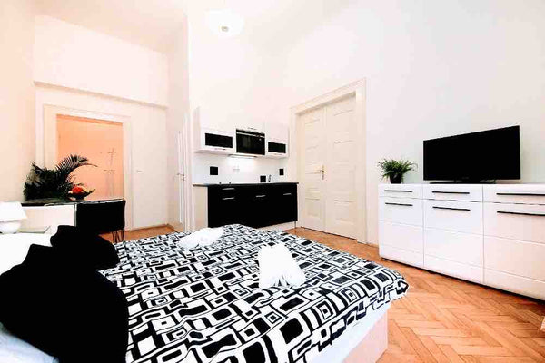 Nechajte sa uniesť jednoduchosťou tohto pokojného a centrálne umiestneného bývan Prague, Czechia BLACK & WHITE FLAT / PEACEFUL / JEWISH QUARTER Entire rental unit vacation rental 652828707990690918
