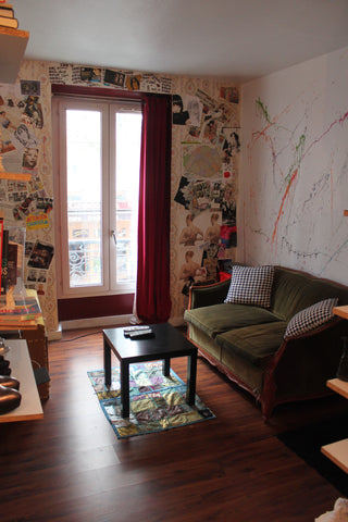 Appartement : <br />- studio de 16 m² <br />- 1er étage avec un ascenseur, fenêt Paris, France Studio original à Menilmontant. Entire rental unit vacation rental 6385021