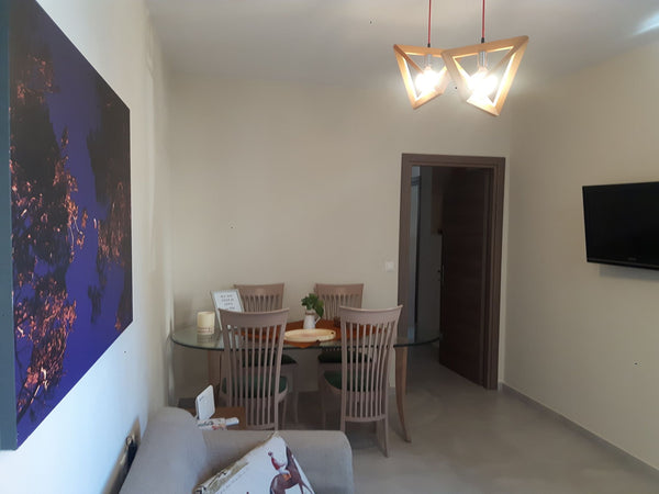 When you enter the house you will find a  living room with a comfortable dining  Rethimnon, Greece Οικία Άργυς-Argy's home in the city center Entire home vacation rental 42168708