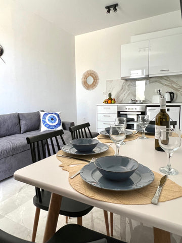 Brand new, bright apartment with a private balcony decorated in natural tones of Rhodes, Greece Tami Sky Apartment Entire rental unit vacation rental 638288292621872790