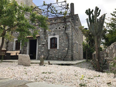 Traditional stone villa with panoramic view of Heraklion's port just a few minut  Entire Stone Villa with sea view -Α.Μ 983033 Entire home vacation rental 18473754
