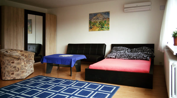 The city center is easily accessible by public transportation. Quiet neighborhoo Prague, Czechia Spacious sunny place Private room in townhouse vacation rental 13360577