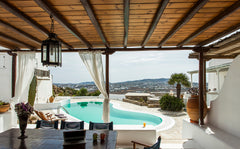 This property has a typical Cycladic architectural style overlooking the town of Mikonos, Greece Pool Villa Milly Cycladic home vacation rental 32755691