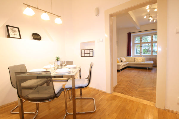 Apartment in attractive localization Prague-Dejvice just few metres from square  Prague, Czechia Family apartment (55m2) near Prague Castle &Subway Entire rental unit vacation rental 39961200