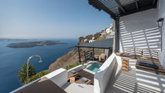 Completely New.This unique Villa built on the edge of the Caldera cliffs will so Imerovigli, Greece Cliff Standing Villa - Plunge Pool ! Entire villa vacation rental 11994251
