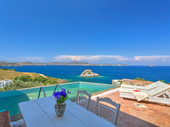 A two bedroom villa built in the same traditional theme as our smaller houses, i Patmos, Greece Eirini Luxury Hotel VIllas- Private Pool Villa Cycladic home vacation rental 8026363