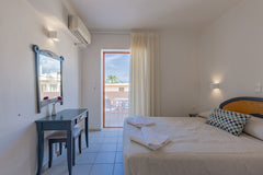 A comfortable, bright and quiet apartment with partial sea and beach view. The b Rethimnon, Greece Side Sea View Apartment in Aristea Aparthotel Entire serviced apartment vacation rental 15457509