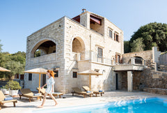 Our villa is composed by noble and natural materials and offers an opportunity f Greece Prinus Country Retreat (heated pool, beach in 15') Entire villa vacation rental 42172430