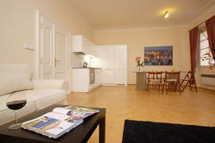 Comfortable and spacious apartment with a bedroom, living room, kitchen / dining Prague, Czechia Apartment Karlova Entire rental unit vacation rental 6022761