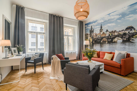 Apartment is located in safe, quiet central neighborhood, from one side surround Hlavní město Praha, Czechia APT in center Prague w/Netflix by Michal&Friends Entire rental unit vacation rental 44129386
