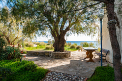 Almost private beach, with great view to the sea. In south Crete, near the villa Heraklion, Greece Maria's beach-house Entire cottage vacation rental 15796711