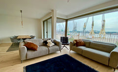 Modern 2 bedroom apartment with fantastic view over the river in Antwerp's most  Antwerp, Belgium Modern 2 bedroom apartment with amazing river view Entire rental unit vacation rental 39504410