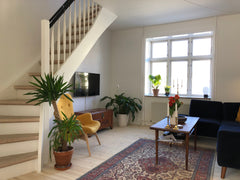 Spacious and charming two floor apartment located in the hip old working quarter Copenhagen, Denmark Room in modern and spacious apt. in Vesterbro Private room in rental unit vacation rental 32829785