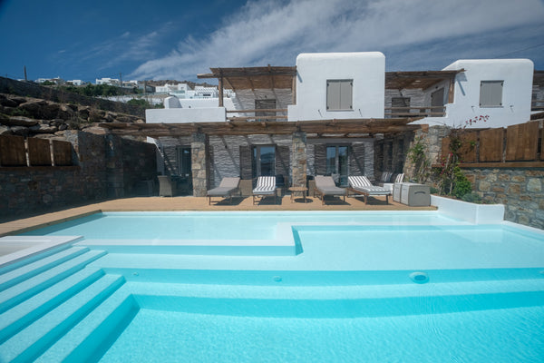 The ground floor apartment has 2 double bedrooms and en-suite bathrooms, a livin Athens, Greece Amaris Luxury 2bd Bungalow with Private Pool (1B) Cycladic home vacation rental 47739747