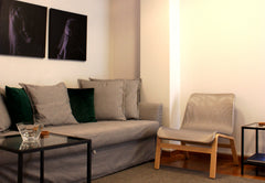 A contemporary apartment on the 2nd floor of a residential building. The apartme Athens, Greece Lefis apartment,Luxury flat in Hilton Area Entire rental unit vacation rental 19326688