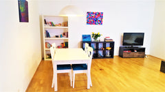 My place has one bedroom and one livingroom, both rooms are available for 2-4 gu Vienna, Austria Cosy artist apartment near Mariahilfestrasse Entire rental unit vacation rental 29677479