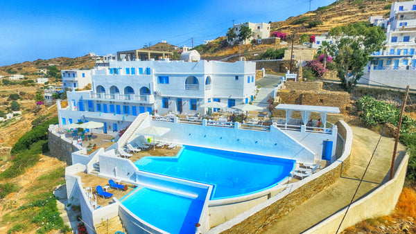 Room Size: 25 m²<br />This triple room has air conditioning.<br /><br />Room Fac Greece Triple room with panoramic sea view Room in bed and breakfast vacation rental 21436403