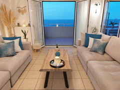 Beautiful beachfront  apartment  120 m2 with 3 bedrooms and unbeatable location! Heraklion, Greece Amazing beachfront apartment in Hersonissos. Entire rental unit vacation rental 32564348