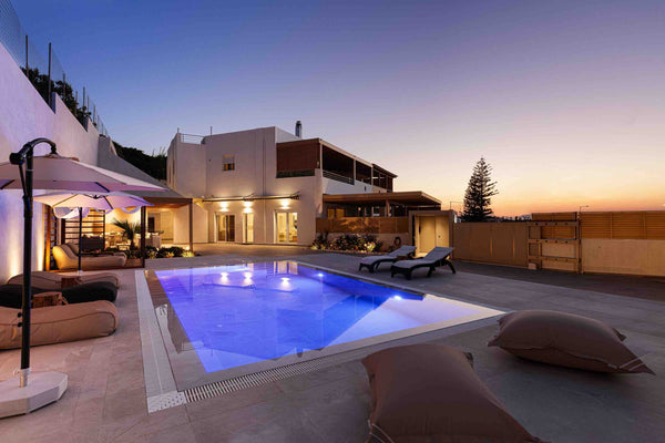 A unique brand-new residence of high aesthetic situated in Rethymno, at the cent Rethimnon, Greece Puzzle Residence / Heated-Private Pool Entire home vacation rental 43662400