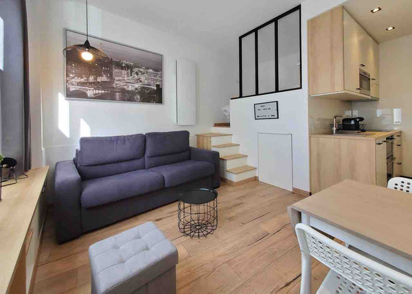 Atelier refait à neuf par architecte, très cosy. Situé à Alésia, tout proche des Paris, France Superbe Atelier au cœur d’Alésia Entire rental unit vacation rental 23495264