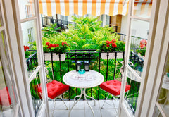 Free  Weekly cleans for Longer Stays. <br />Begin the day with coffee under the  Prague, Czechia Tranquility, Elegance, Old Town apt with Balcony Entire serviced apartment vacation rental 31850211