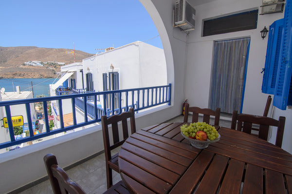 The apartent are situated in the centre of the port of Aegiali in a quiet and ca Greece Marilia Apartment Entire home vacation rental 18952542