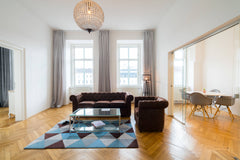 Situated in the 6th district of Vienna with a direct view at the Naschmarkt (the Vienna, Austria Vienna Residence | Lucid and modern apartment right at the famous Naschmarkt #6291 Entire rental unit vacation rental 40157806