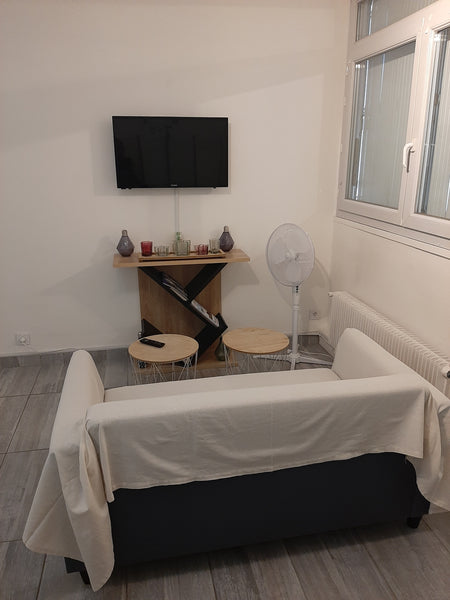 Grand studio d'environ 40m², à 2 minutes à pied des métro et trams et proche com Lyon, France Studio 40m²,  à 2 min à pied du métro B/tram T1 Entire rental unit vacation rental 41989693