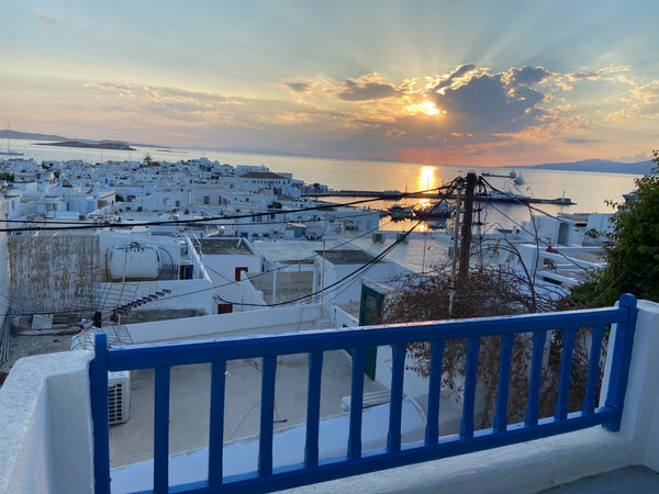 This traditional, centrally located split level house, is newly renovated and fu Mikonos, Greece Elenitas Town House with veranda and sea view Entire townhouse vacation rental 11037165