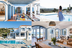 Beautiful and large, airy villa with spacious outdoor areas and a large private  Chania, Greece Luna, large airy villa with private pool Entire villa vacation rental 32286077