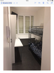 C'est un Tres petit studio de 17 m2. Il comprend le salon  avec 2 lits superposé  CHAMBRE À PARTAGER À PARIS BERCY Shared room in rental unit vacation rental 20901104