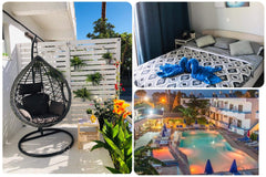 Lovely apartment with bedroom and a living room connected to the kitchen.<br /><  Apartment in nice and quiet area Entire rental unit vacation rental 45060538