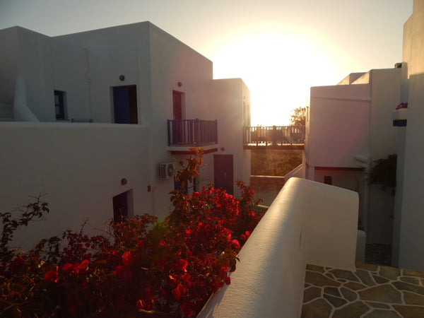 In the small balcony you can relax and enjoy the traditional garden and from the Folegandros Municipality, Greece Folegandros, Aegeo Superior Room 14 B&B Room in bed and breakfast vacation rental 19386782