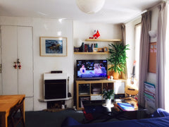 Cosy confortable studio 25m2 with fireplace, fully-equipped with 1 double bed +  Paris, France Cosy Studio Paris 13 Entire rental unit vacation rental 11393954