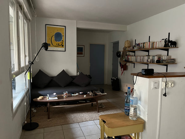 Appartement composé d’une chambre fermée et d’un salon / cuisine ainsi qu’une te Grenoble, France Appartement cosy avec terrasse Entire rental unit vacation rental 750398927054985354