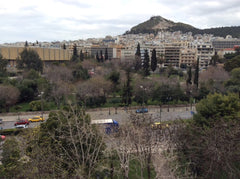 Our sunny, centrally- located 2 bd penthouse apt has a balcony off the living an GR Kolonaki/Hilton  2 bd Penthouse with Stunning View Entire rental unit vacation rental 18171925