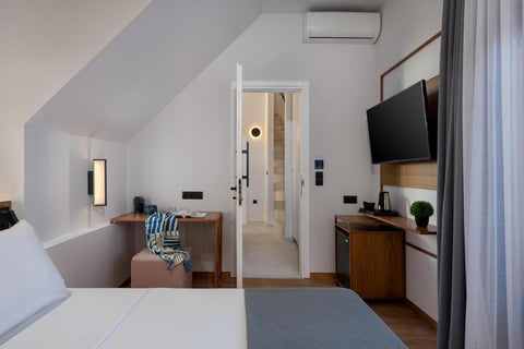 A spacious room placed in the first floor with touches of elegance and luxury. J Chania, Greece A cozy Double Room on the first floor of the hotel Room in boutique hotel vacation rental 600723489109328951