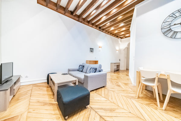 Bel appartement avec parquet et cheminée décorative, situé sur la presqu'île de  Lyon, France Le Ferrandière -Beau 2 pièces-Cordeliers-Bellecour Entire rental unit vacation rental 53318848