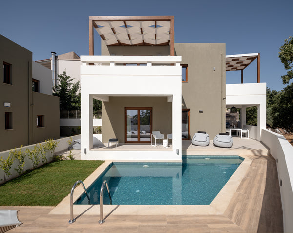 A zingy, contemporary aesthetic with high ceilings and enormous windows gives a  Greece De.Light Boutique Villa III, a fine retreat! Entire villa vacation rental 50587010