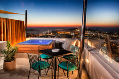 Fully renovated 60m2 villa with amazing breathtaking view of caldera Fira Oia an  U Villa Santorini Soul Entire villa vacation rental 24999842