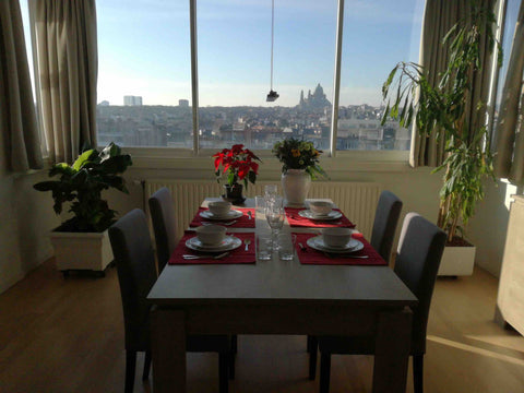 Bel appartement, rénové, bien équipé, calme, baigné de lumière, surplombant un g Jette, Belgium Belgica: cosy & lumineux 80m2 Entire rental unit vacation rental 26317019