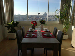 Bel appartement, rénové, bien équipé, calme, baigné de lumière, surplombant un g Jette, Belgium Belgica: cosy & lumineux 80m2 Entire rental unit vacation rental 26317019