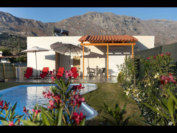 Our newly built house offers two bedrooms, an open space living room & kitchen a  Cozy villa with private swimming pool Entire cottage vacation rental 51010739