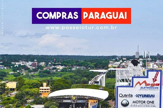 Tour Tur  We take the customer to shop at Compras Paraguai.  Private Tours and Travel Guide America Sao Paulo CITY Foz do Iguacu Destination Tour