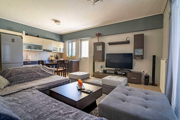 Bright, newly built spacious  apartment, which includes spa bath, anatomical mat Athens, Greece Kallithea train station 1 bedroom for 2 persons Entire condo vacation rental 569948582661960239