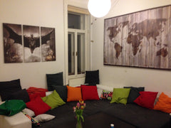 Spacious room in a very modern, clean and fully furnished apartment located in o Vienna, Austria Modern apartment in the city center Private room in rental unit vacation rental 10795968